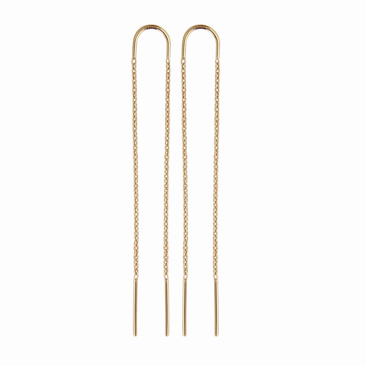 Jeberg Jewellery Ohrringe Chain, vergoldet