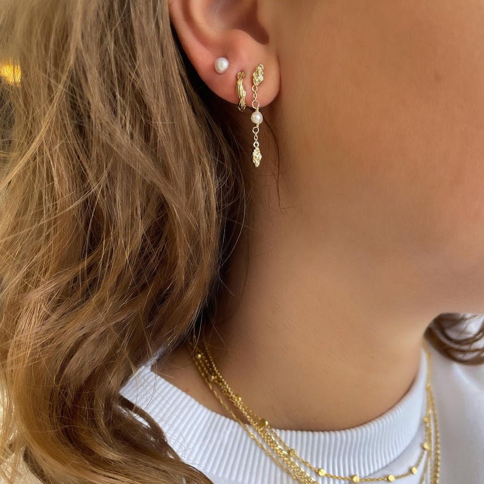 Jeberg Jewellery Ohrringe I AM GOLD Drop, vergoldet