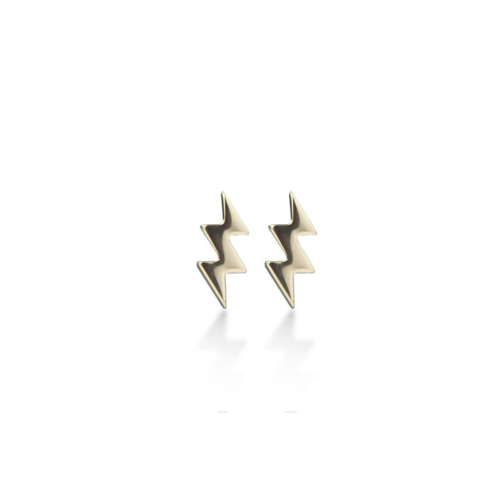 Jeberg Jewellery Ohrstecker Lightning Bolt, vergoldet
