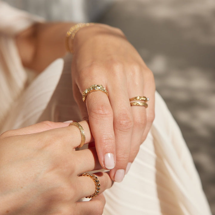 Jeberg Jewellery Ring I AM GOLD, vergoldet