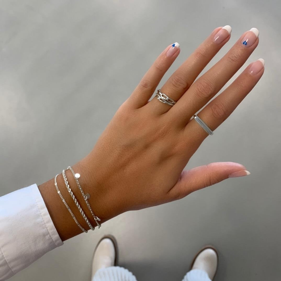 Jeberg Jewellery Ring Love Link, Silber