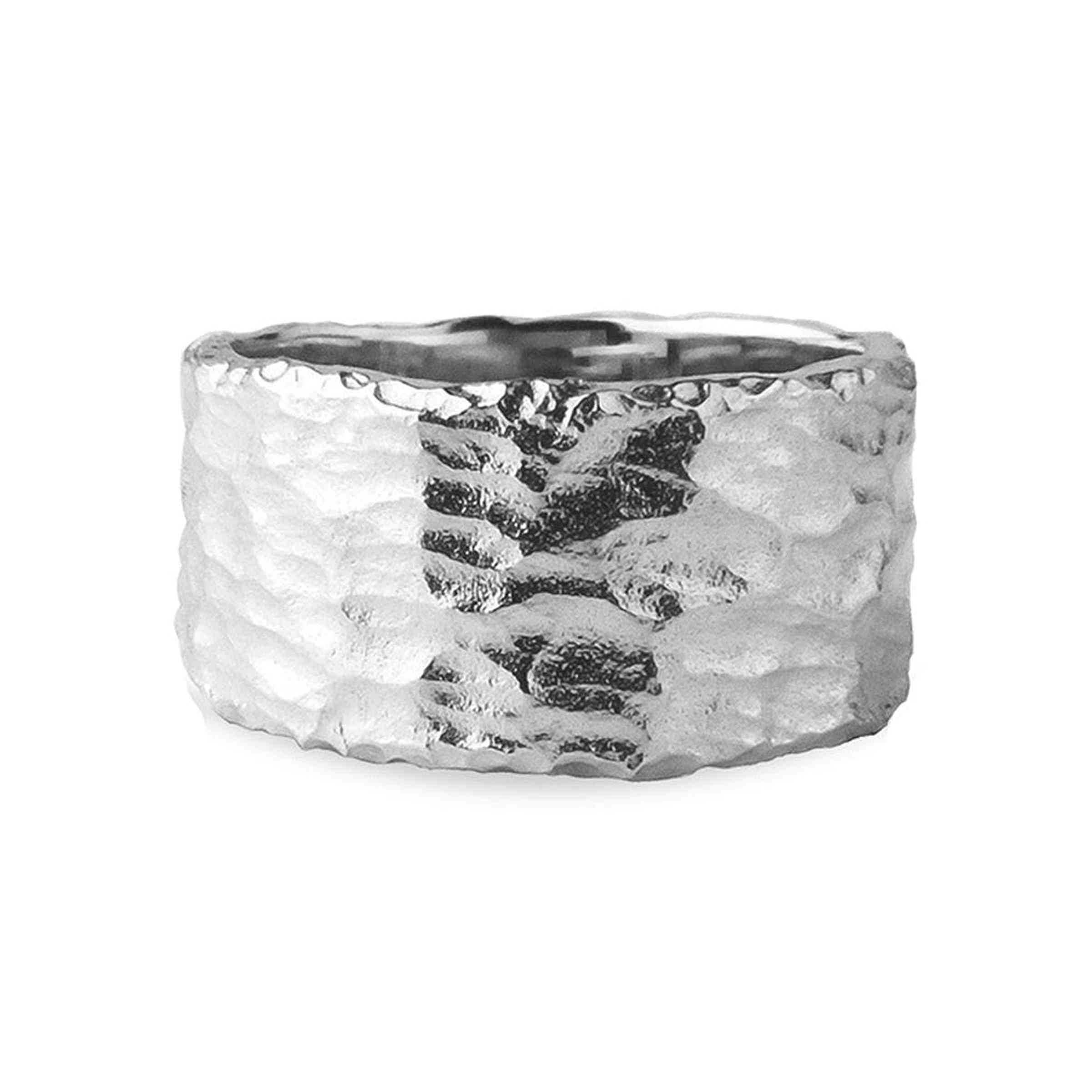Jeberg Jewellery Ring Piece of the Moon, Silber
