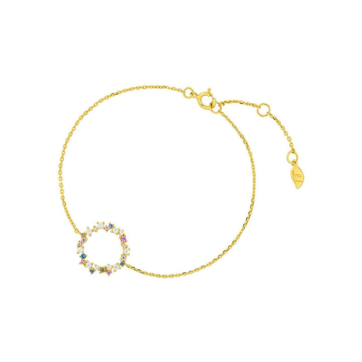 Leaf Armband Candy, vergoldet