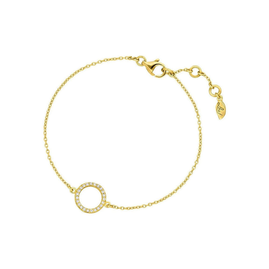 Leaf Armband Circle of Life, vergoldet