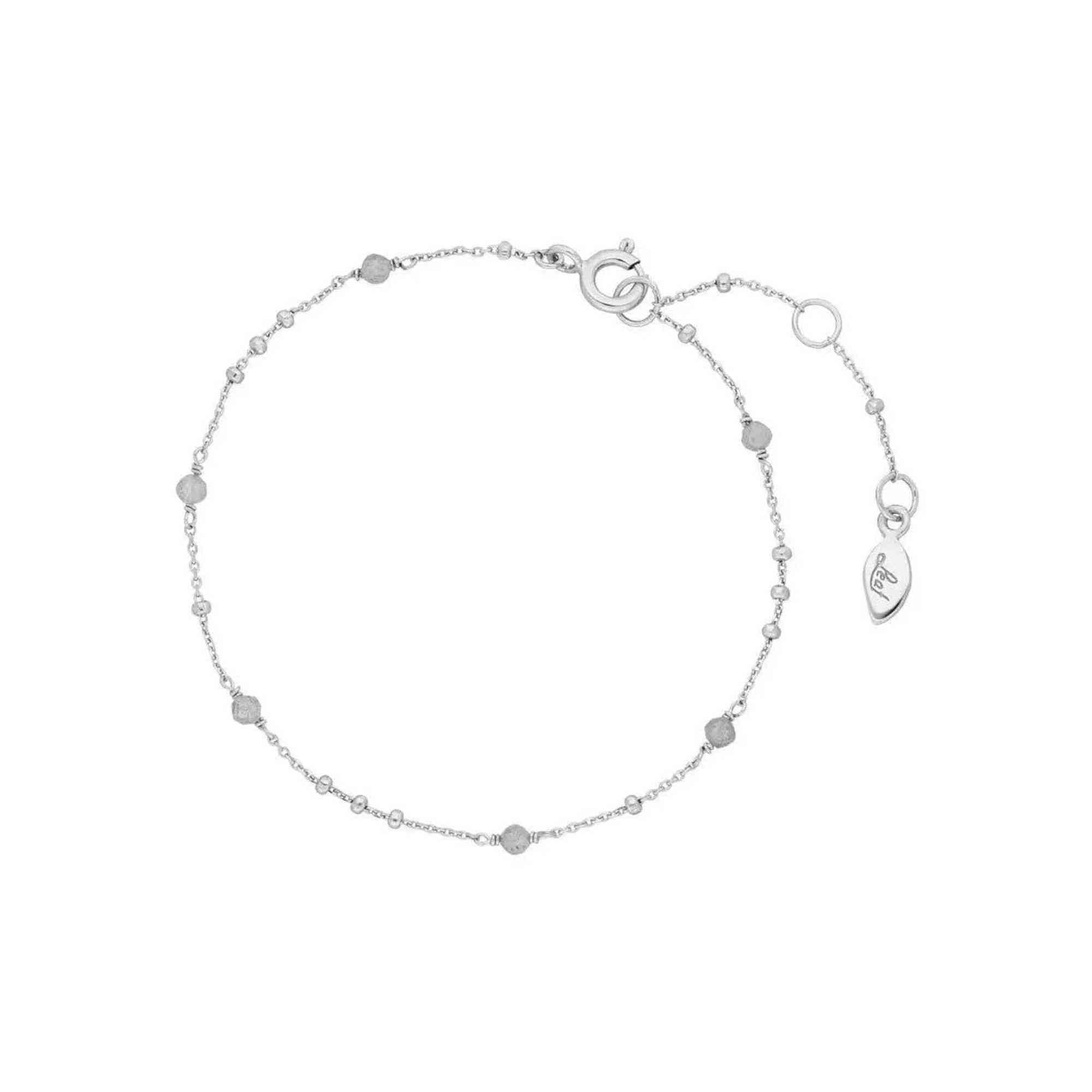 Leaf Armband Flying Gems, Labradorit, Silber
