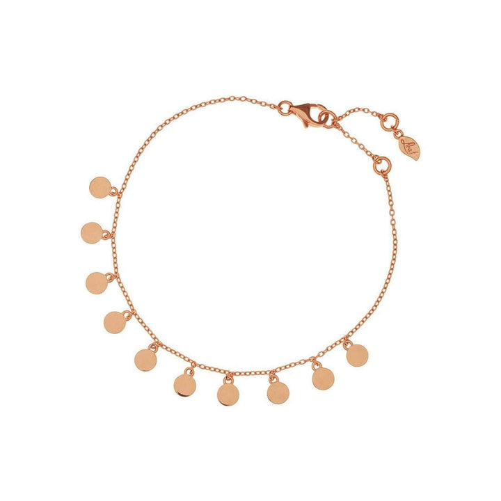 Leaf Armband Platelet, rosé vergoldet