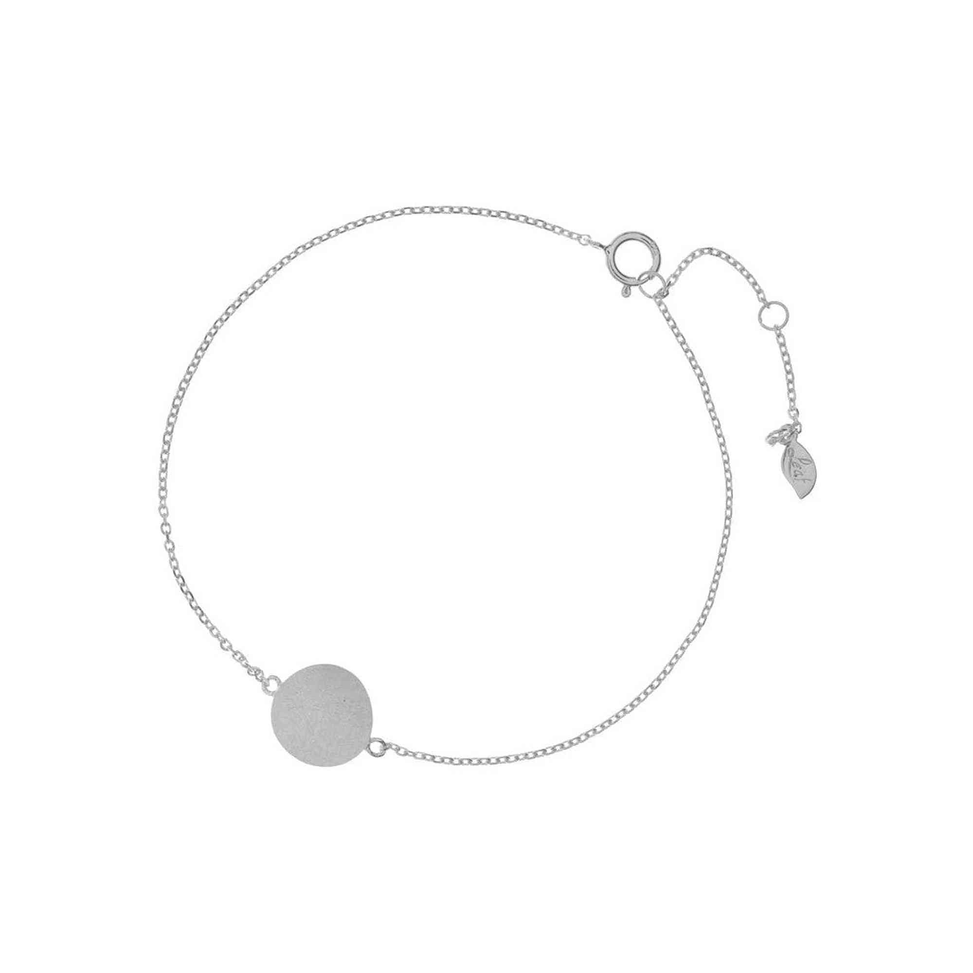 Leaf Armband Slices, Silber