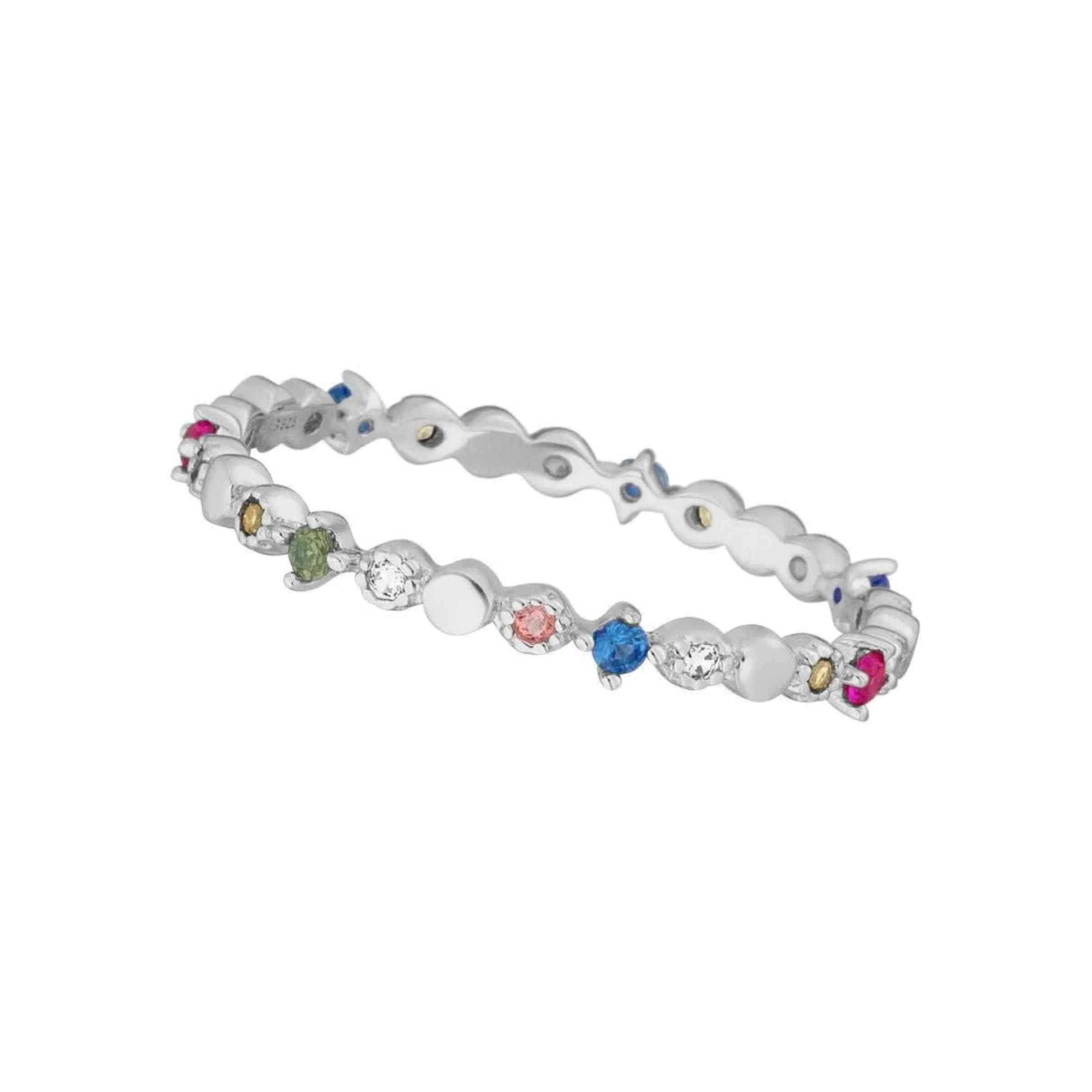 Leaf Ring Candy Line, Silber