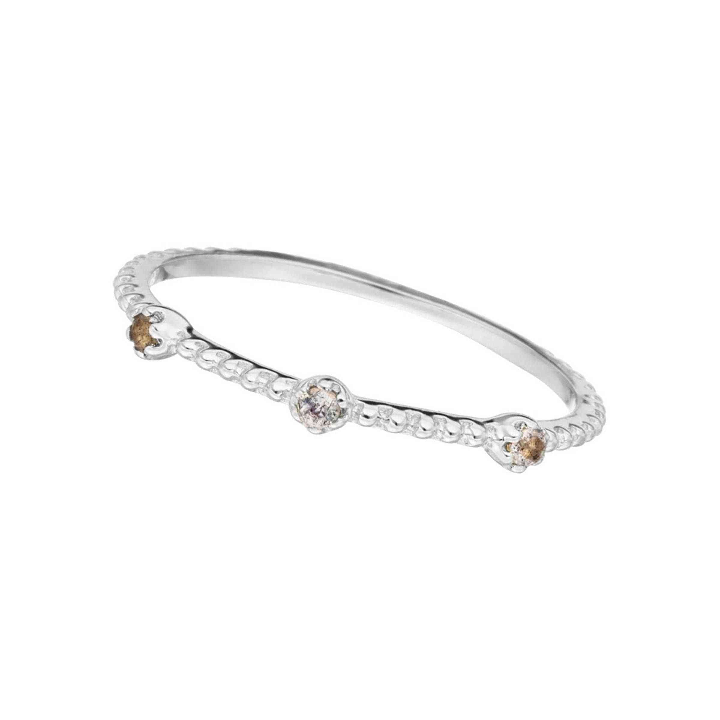 Leaf Ring Gorgeous, Labradorit, Silber