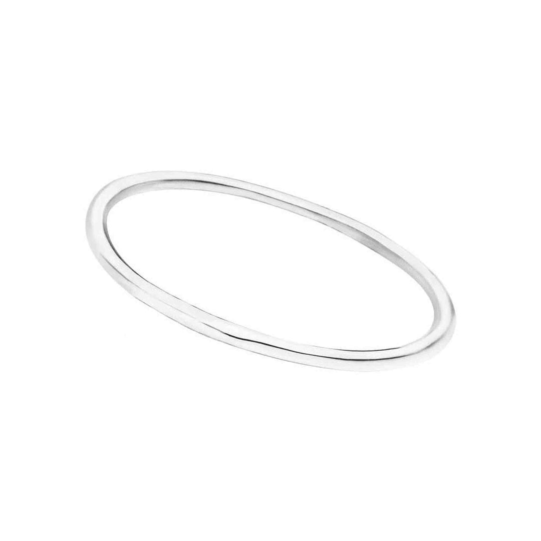 Leaf Ring Stacking Basic, Silber