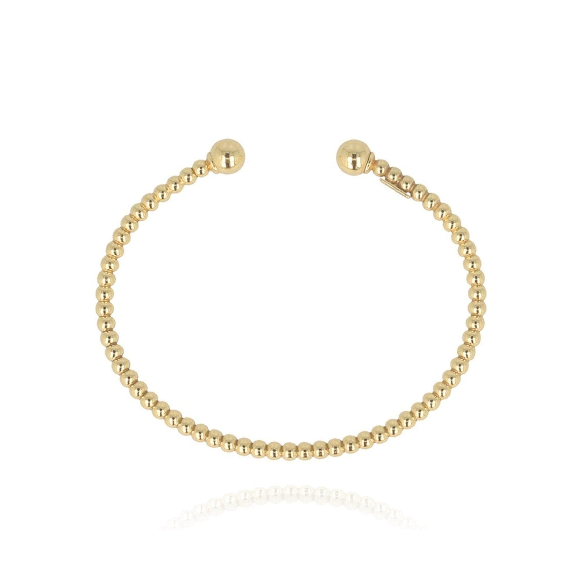 LOTT.gioielli Armreif Cannonball, vergoldet