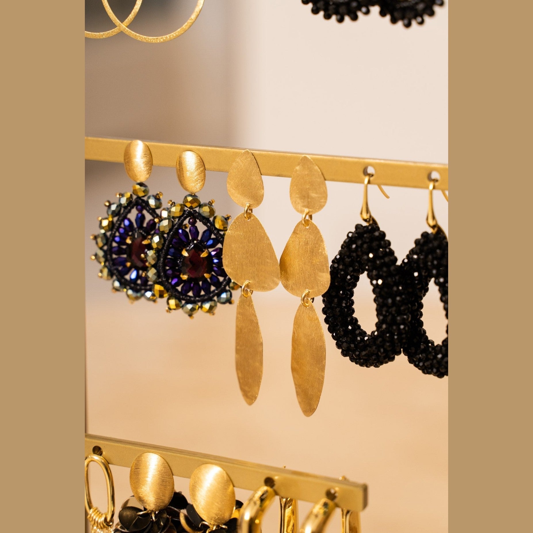 LOTT.gioielli Ohrringe Classic Triple Stone, vergoldet