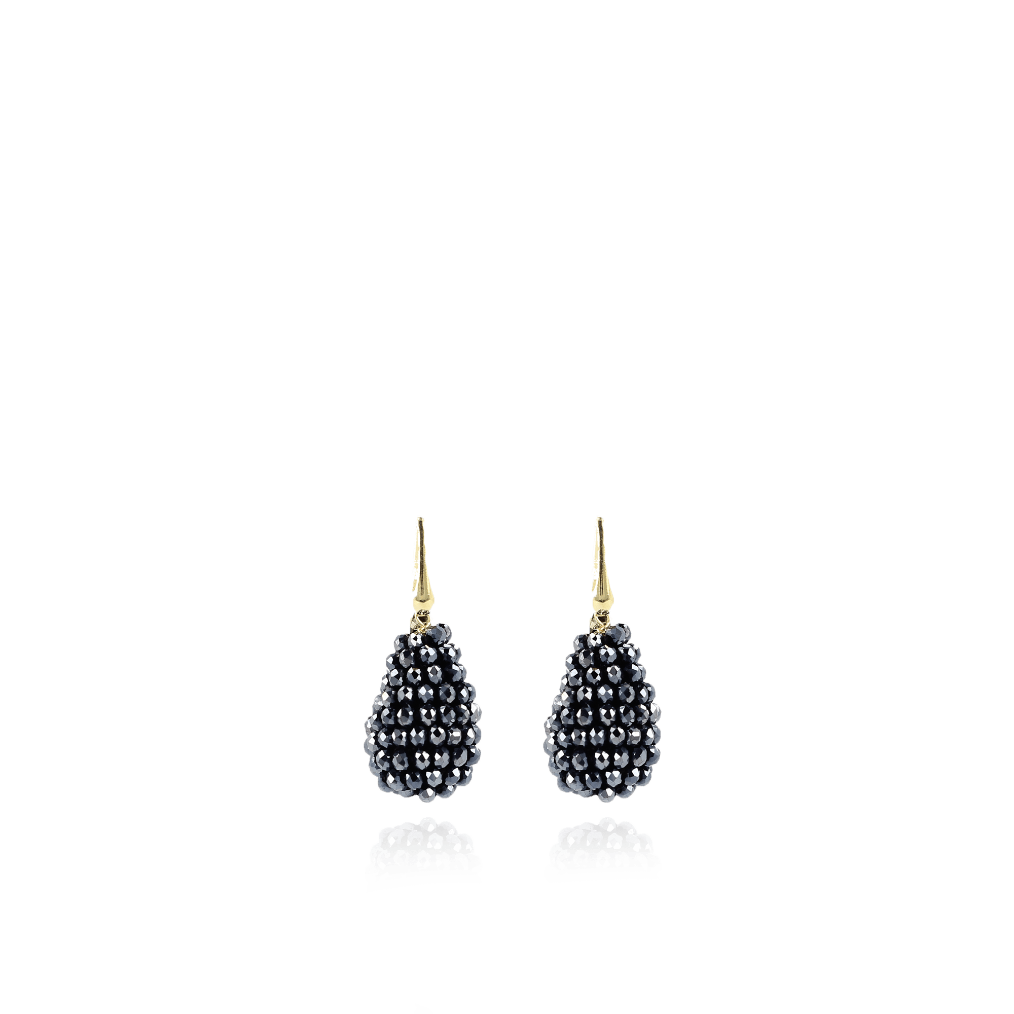 LOTT.gioielli Ohrringe Cone S, metallic blau, vergoldet