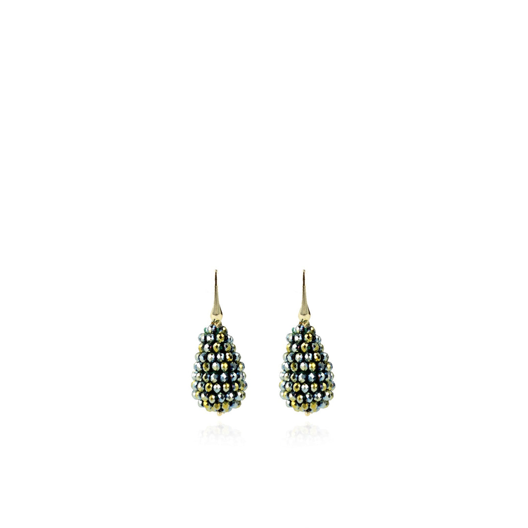 LOTT.gioielli Ohrringe Cone S, metallic green, vergoldet