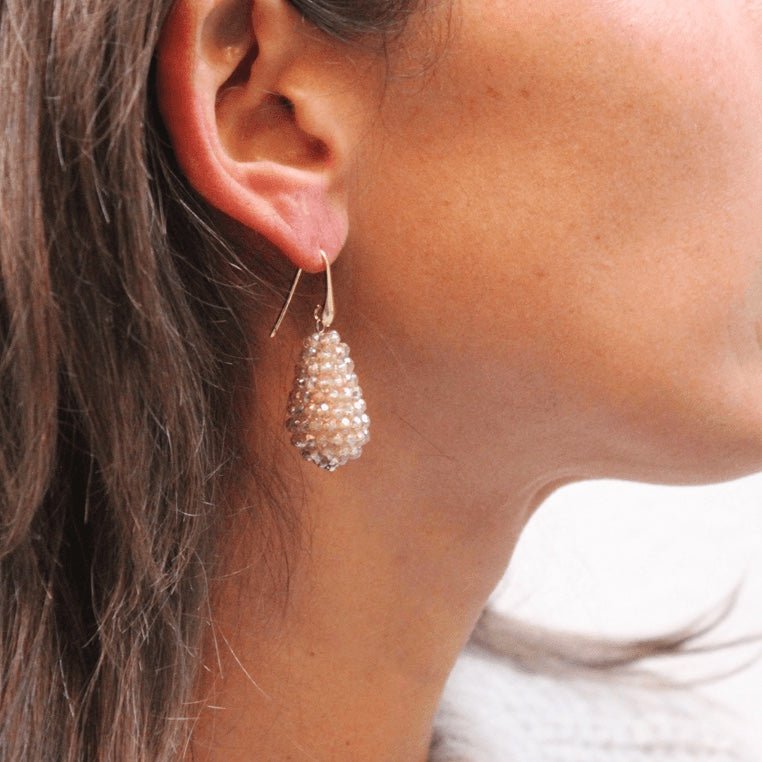 LOTT.gioielli Ohrringe Cone XS, soft champagne, vergoldet