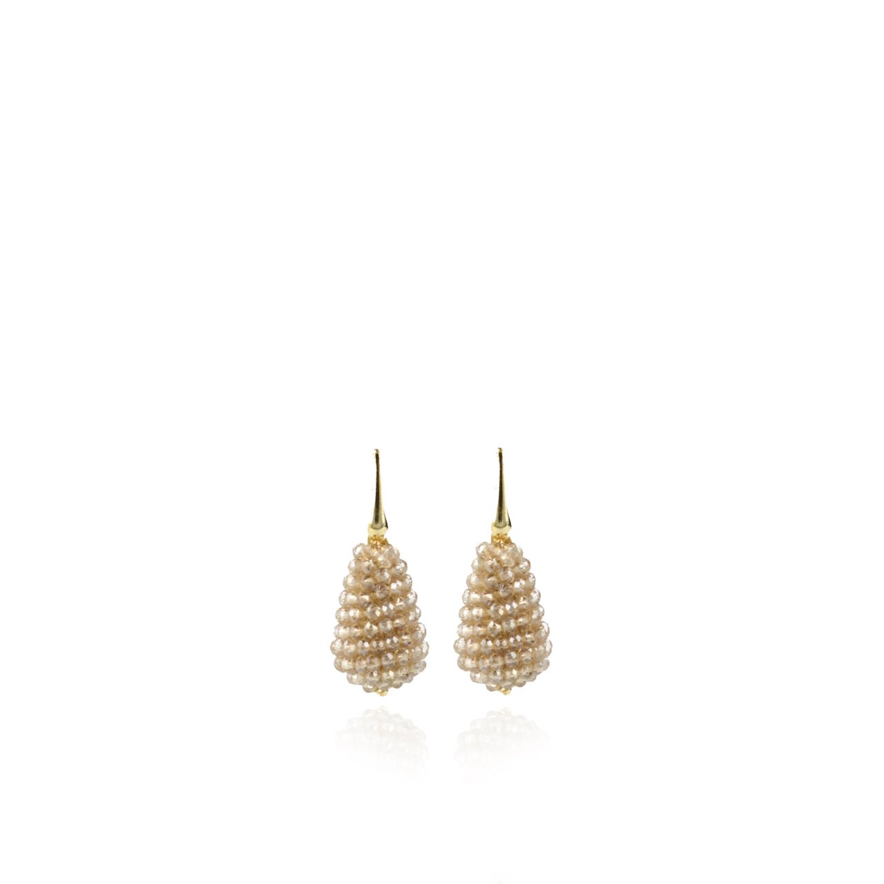 LOTT.gioielli Ohrringe Cone XS, soft champagne, vergoldet