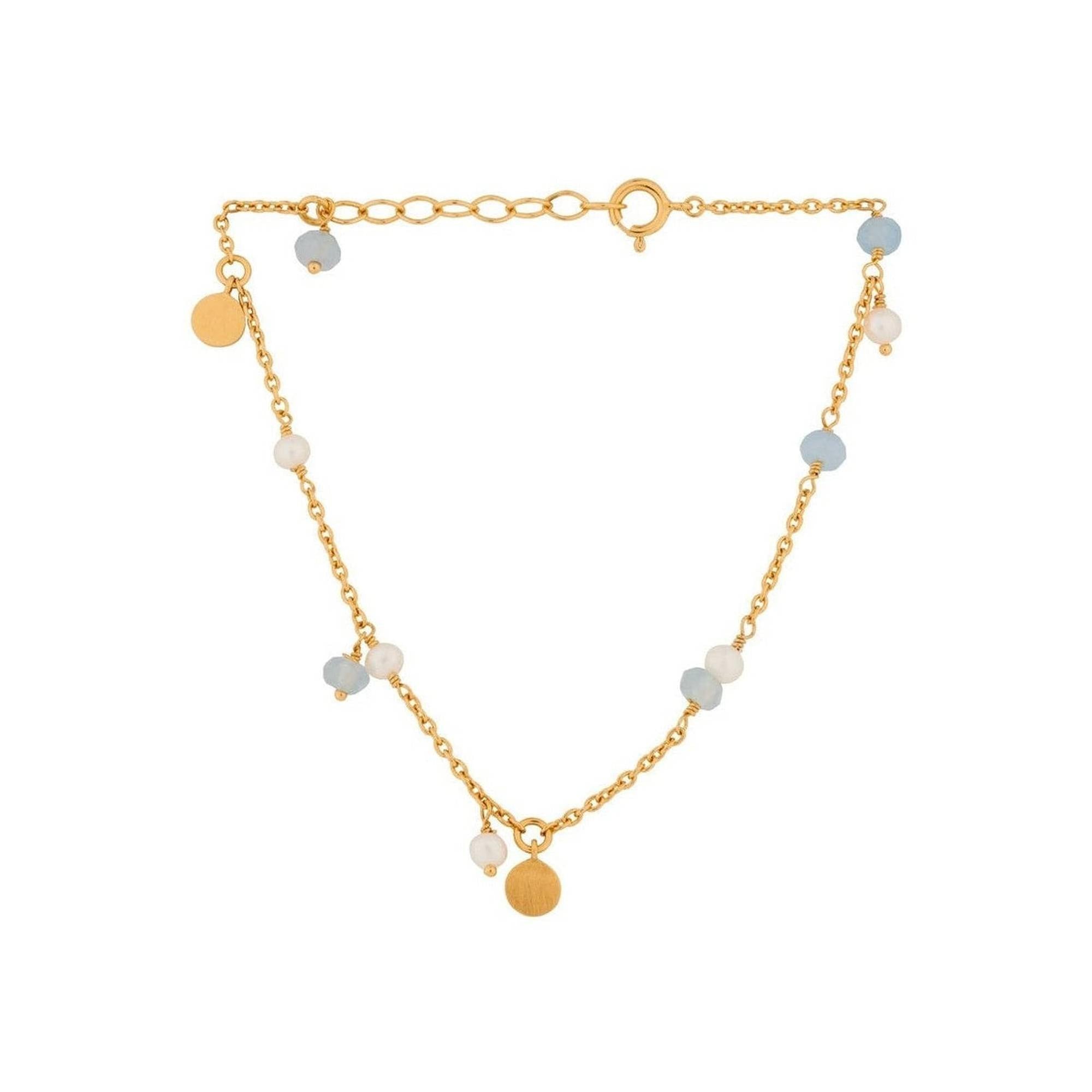 Pernille Corydon Armband Afterglow Sea, vergoldet