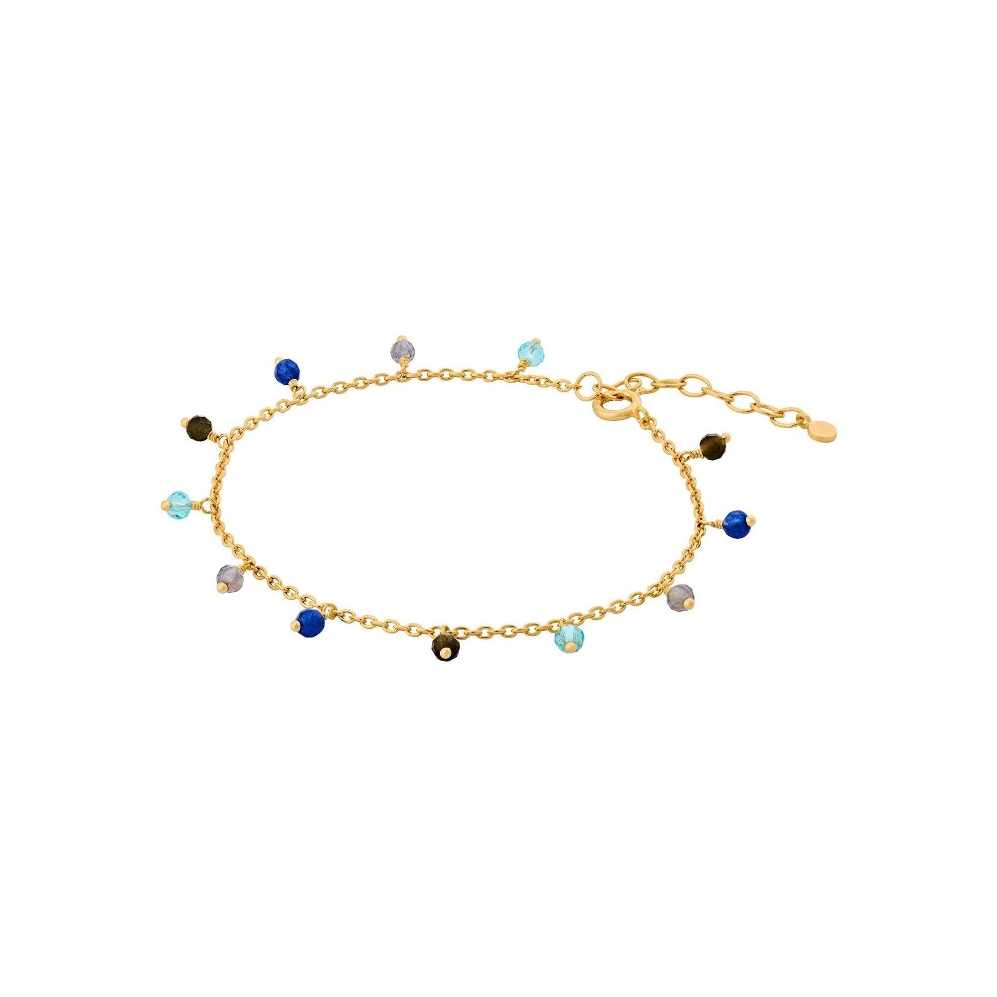 Pernille Corydon Armband Blue Hour, vergoldet