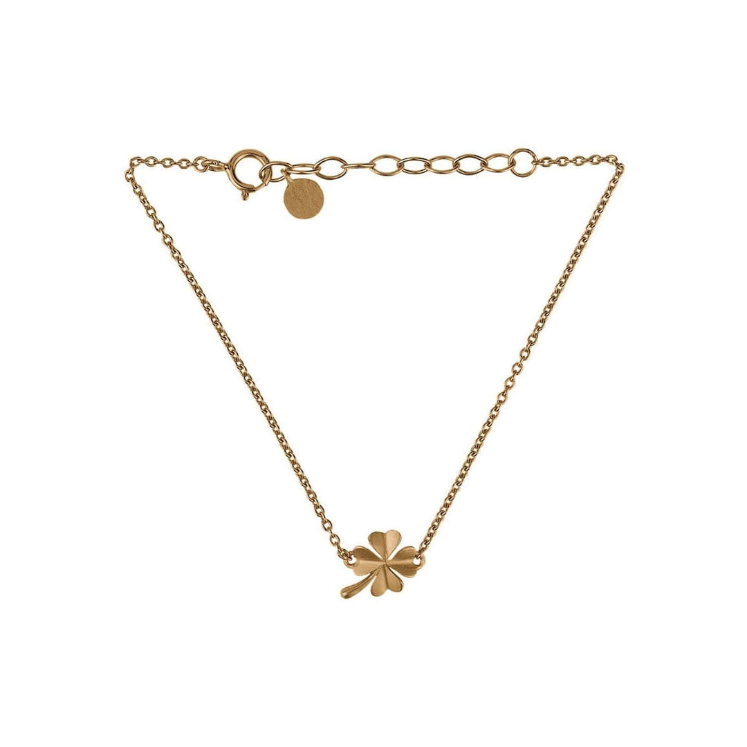 Pernille Corydon Armband Clover, vergoldet