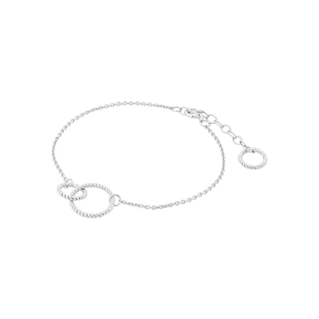 Pernille Corydon Armband Double Twisted, Silber