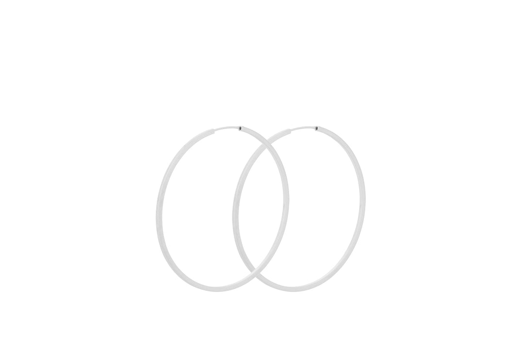 Pernille Corydon Creolen Orbit, Silber