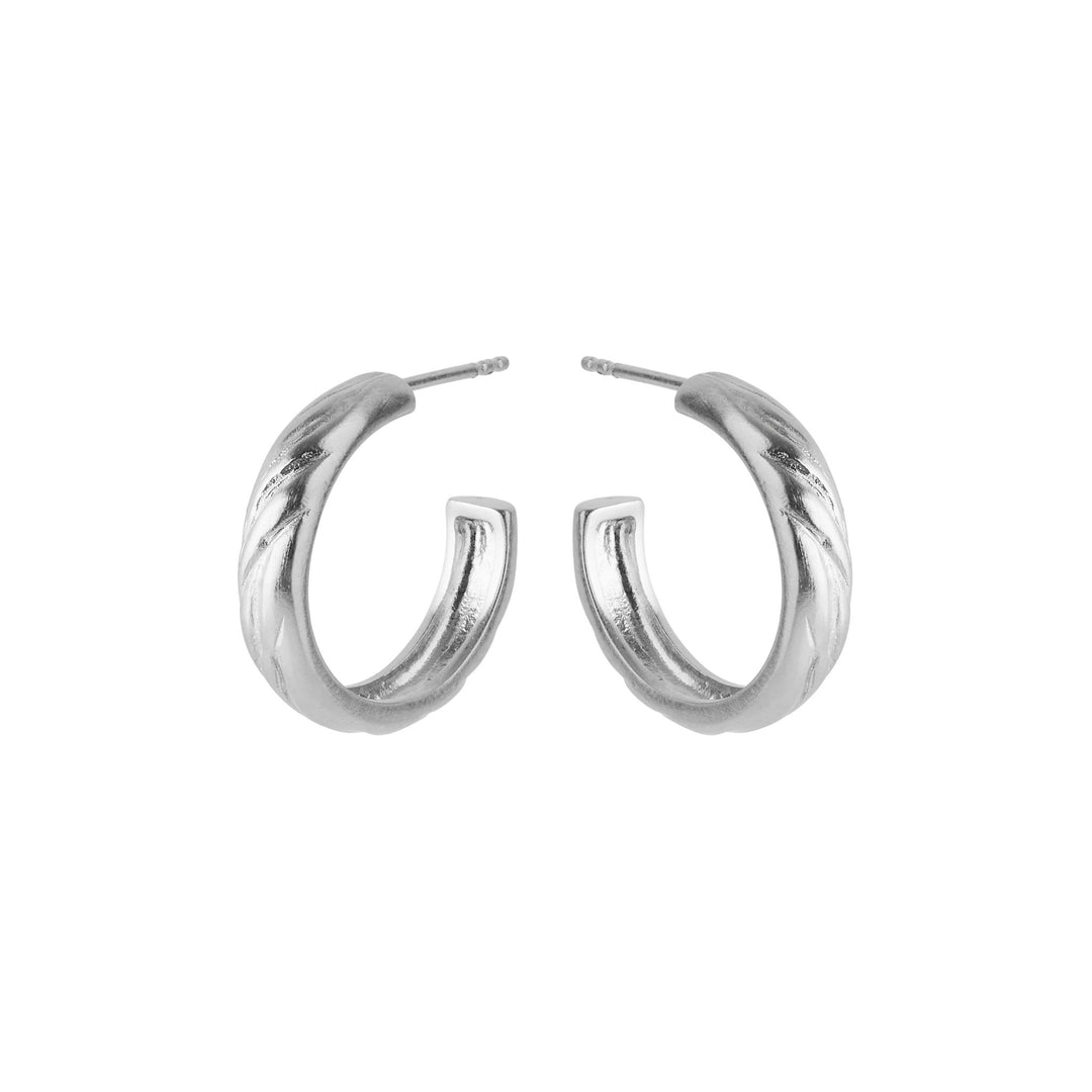 Pernille Corydon Creolen River Hoops, Silber