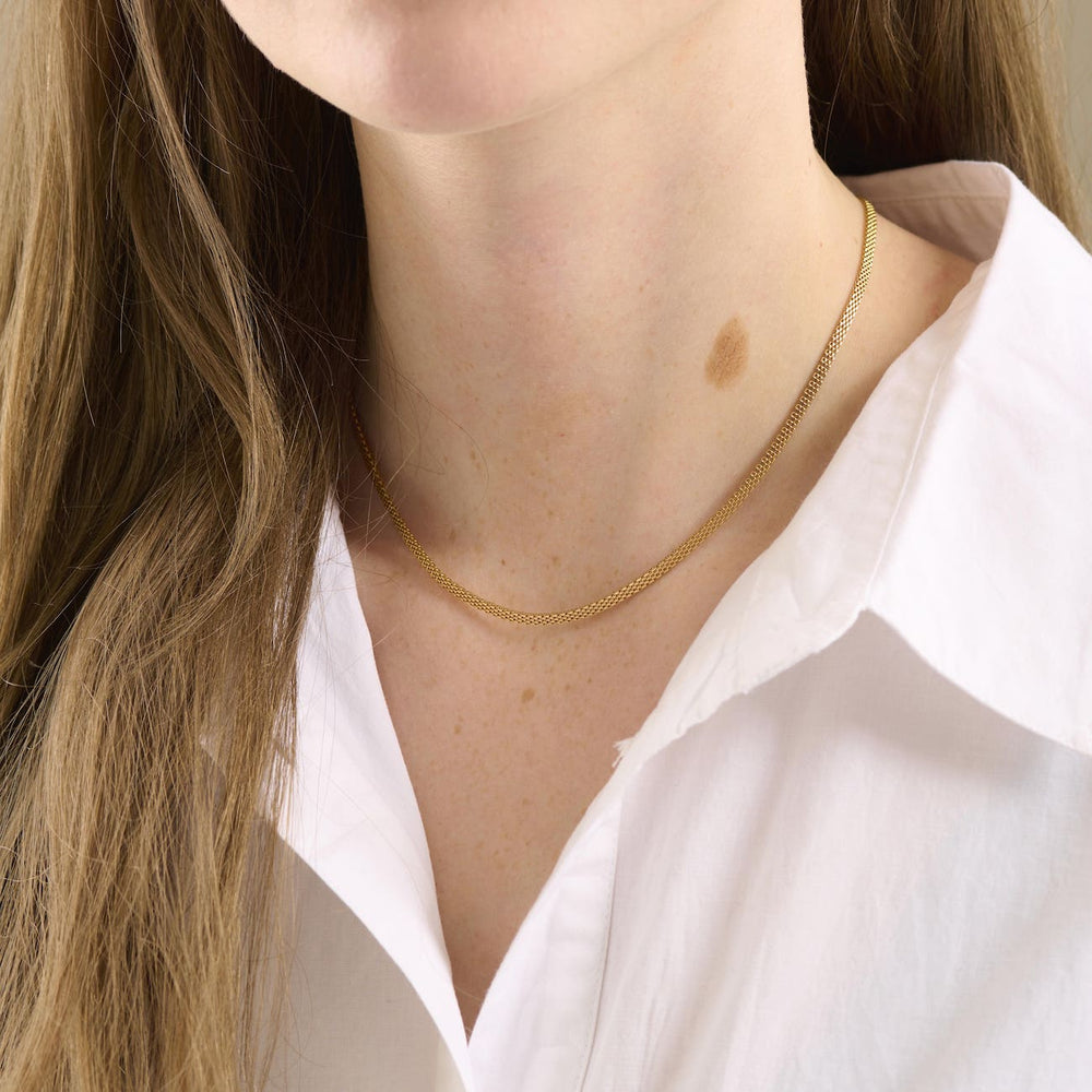 Pernille Corydon Kette Nora, vergoldet