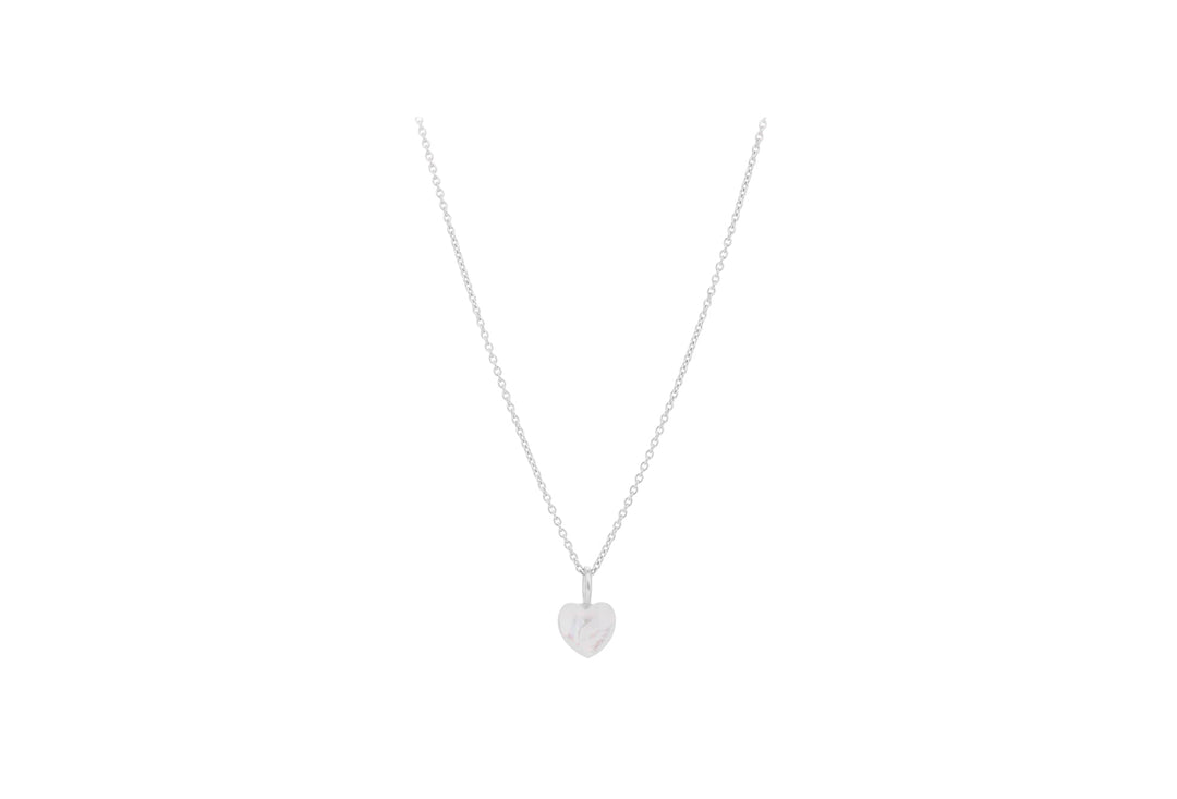 Pernille Corydon Kette Ocean Heart, Silber