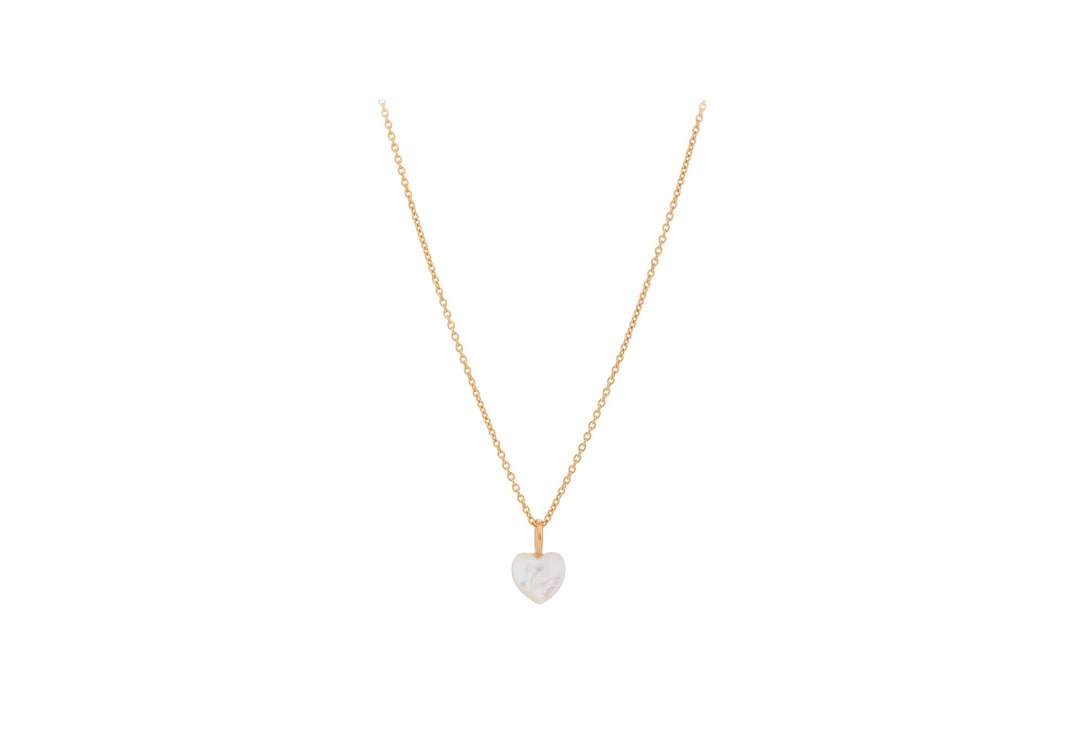 Pernille Corydon Kette Ocean Heart, vergoldet