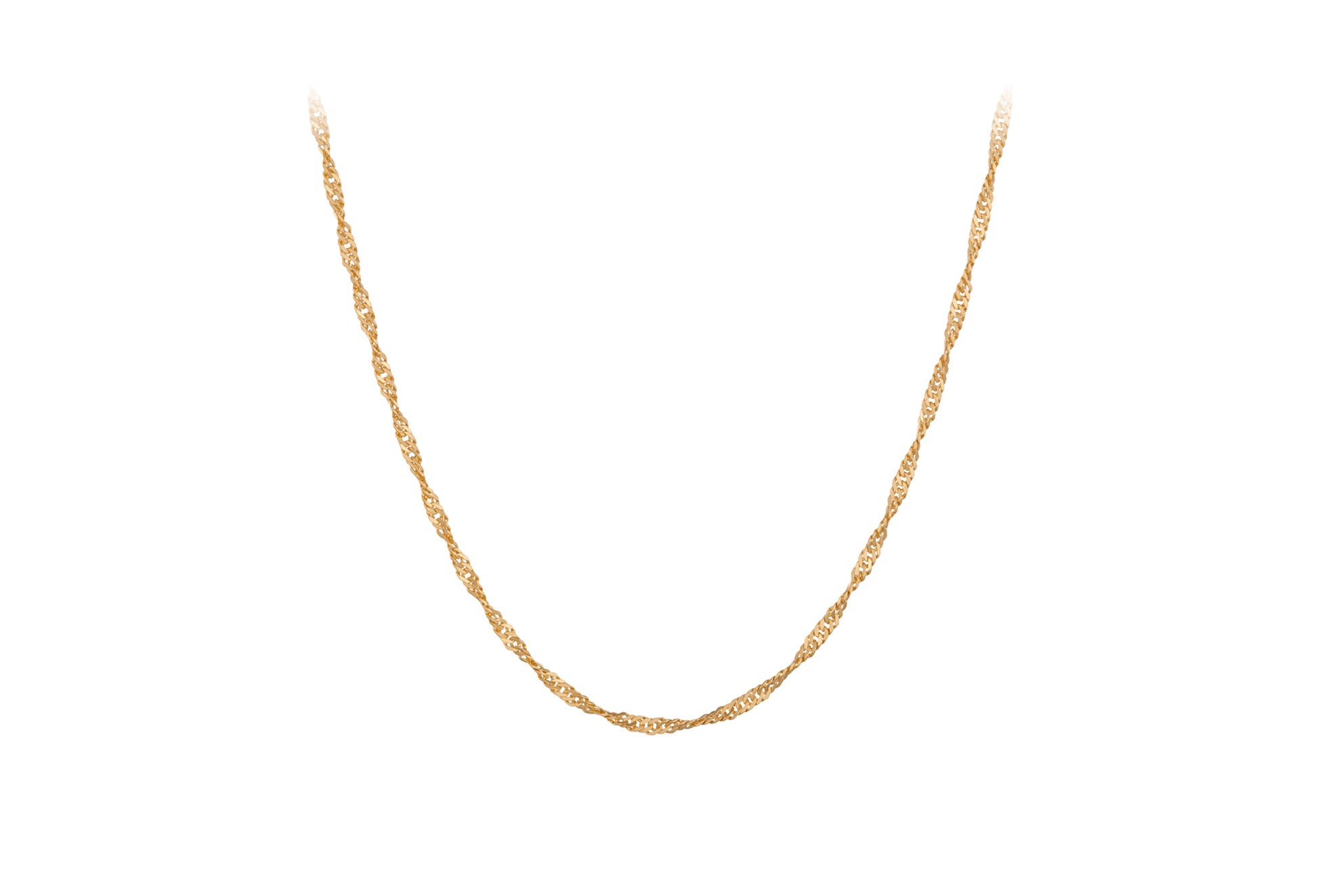 Pernille Corydon Kette Singapore, short, vergoldet