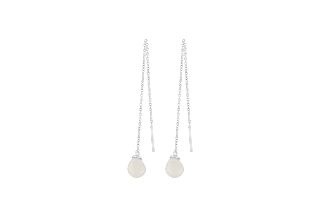 Pernille Corydon Ohrringe Lagoon Earchains, Silber