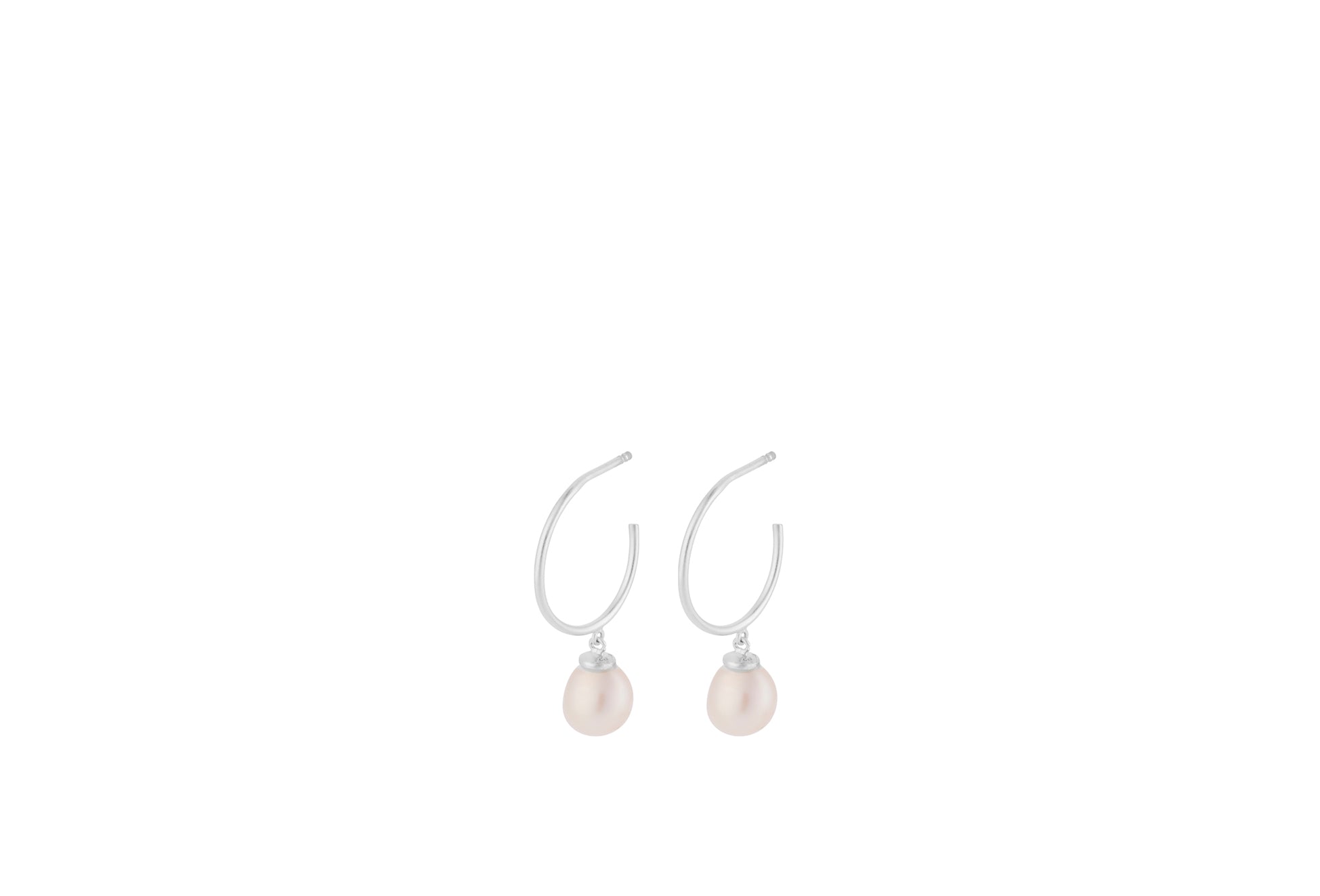 Pernille Corydon Ohrringe Ocean Dream Hoops, Silber