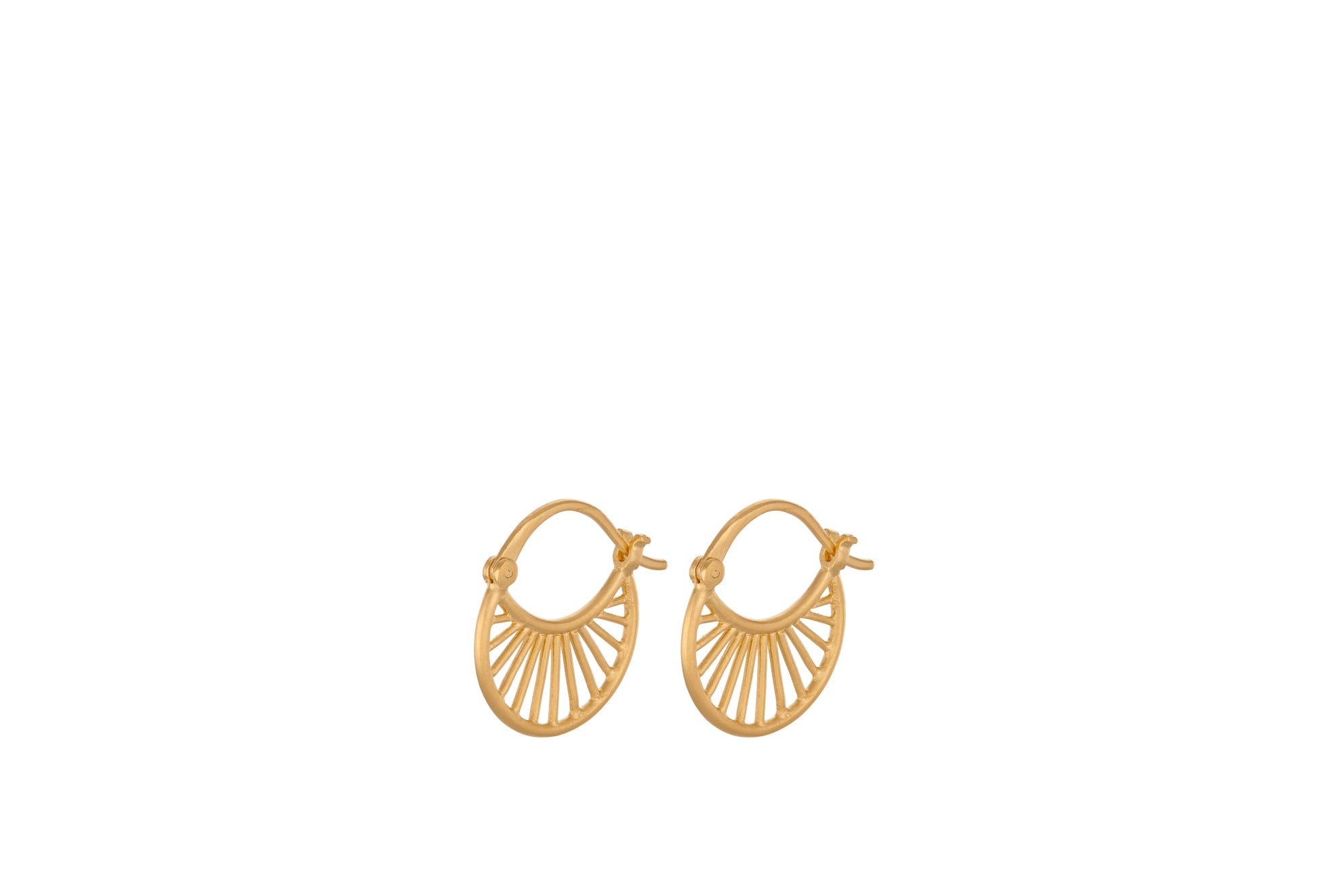 Pernille Corydon Ohrringe Small Daylight, vergoldet