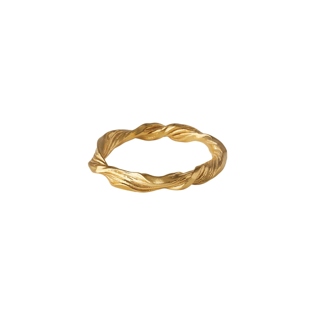 Pernille Corydon Ring Dancing Wave, vergoldet