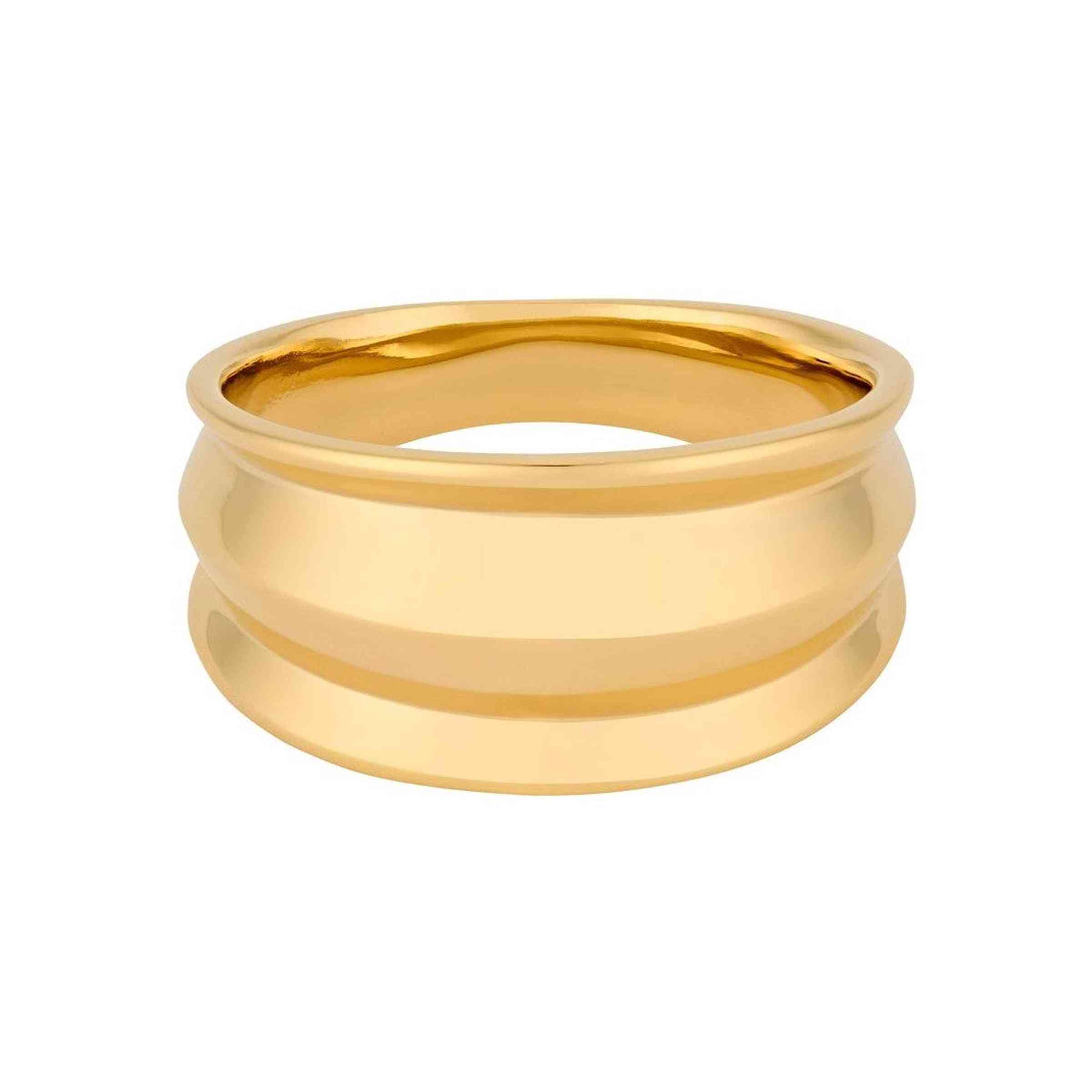 Pernille Corydon Ring Ocean Shine, vergoldet