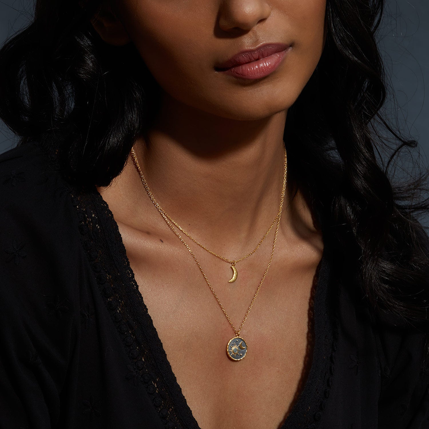 Satya Jewelry Kette Bestow Light, vergoldet