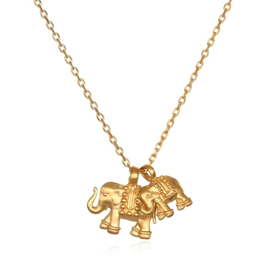 Satya Jewelry Kette Elephant Love, vergoldet