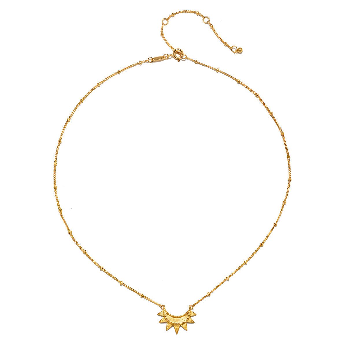 Satya Jewelry Kette Emergence Gold Sunburst, vergoldet