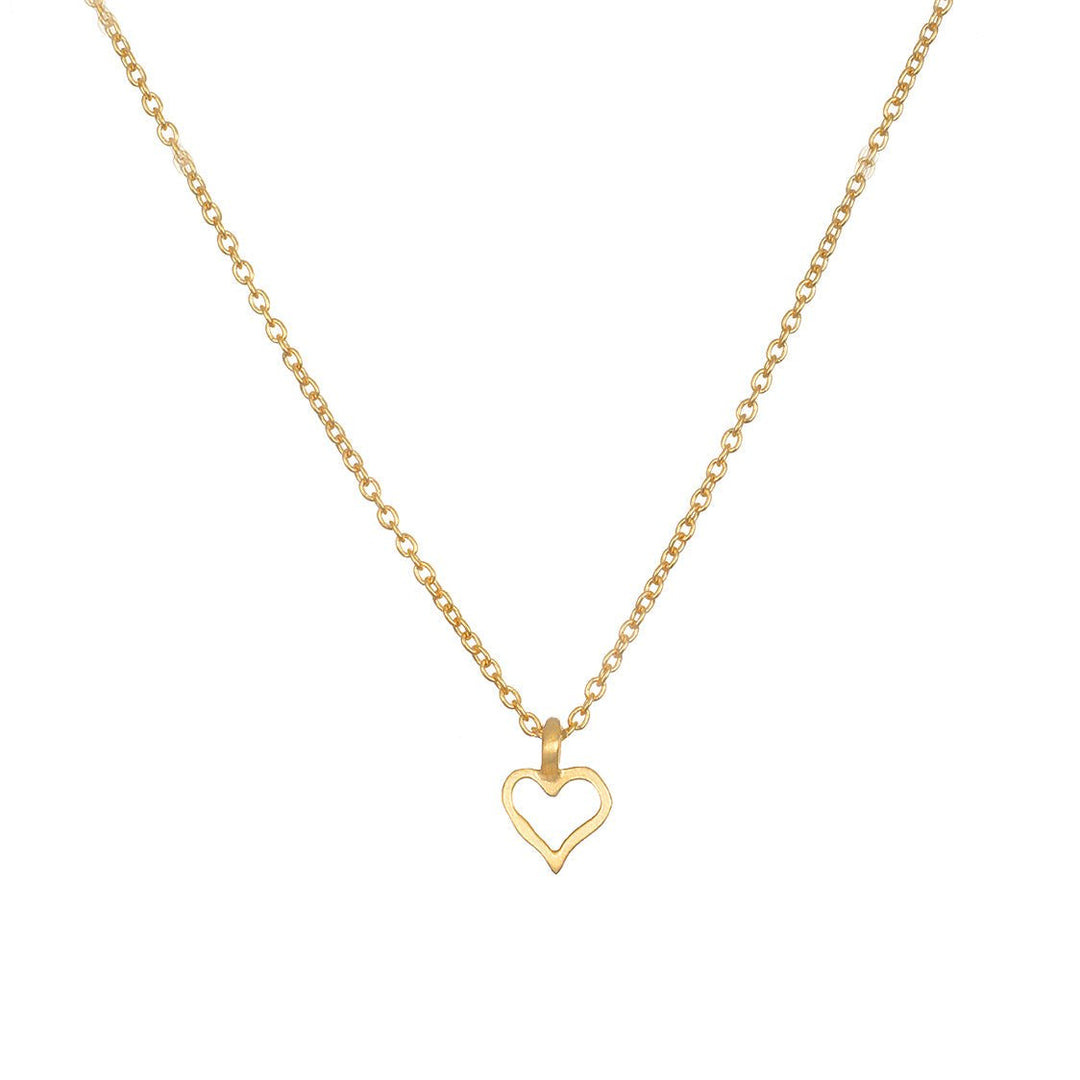 Satya Jewelry Kette Expression of Love Gold Heart, vergoldet