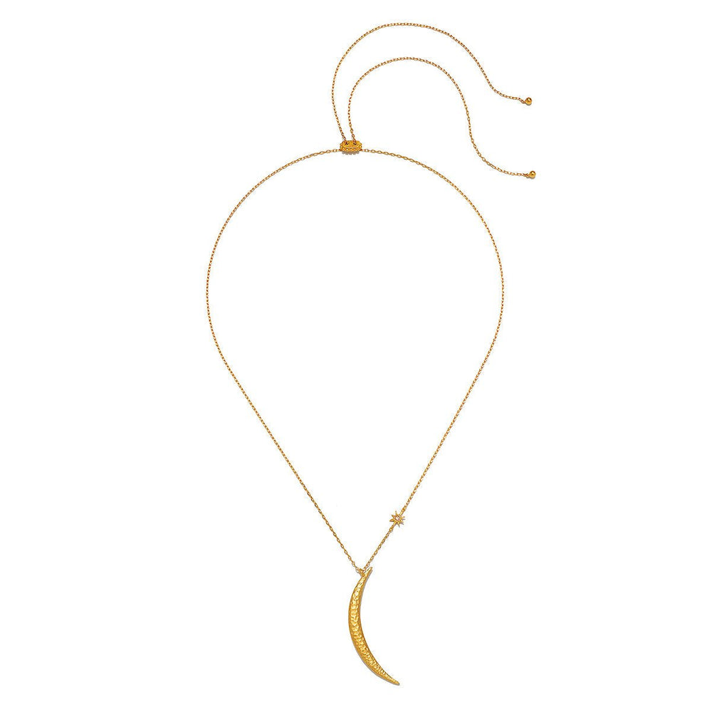 Satya Jewelry Kette Illuminated Path Gold Moon, vergoldet