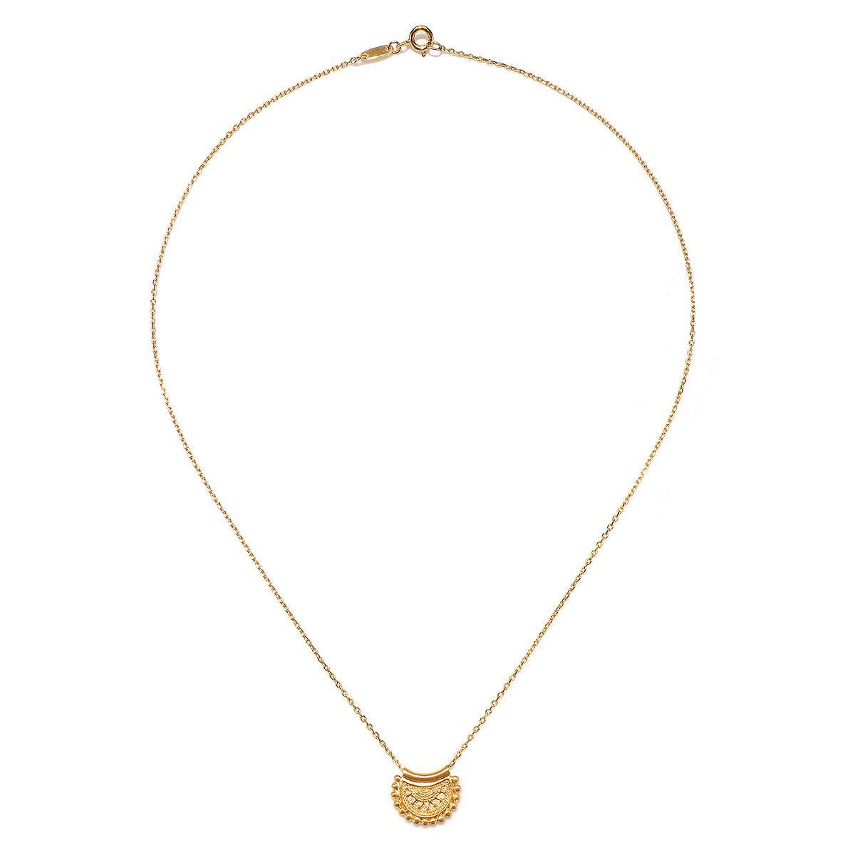 Satya Jewelry Kette Mini Mandala, vergoldet