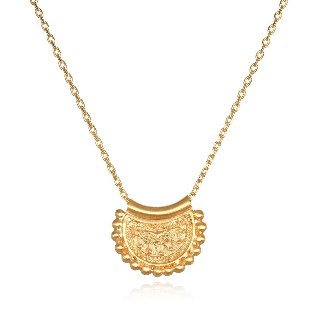 Satya Jewelry Kette Mini Mandala, vergoldet