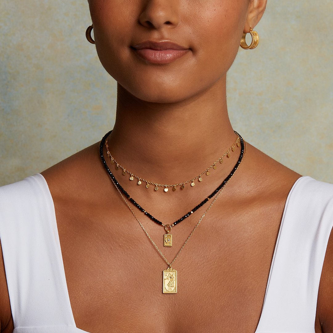 Satya Jewelry Kette Shimmering Sky Choker, vergoldet