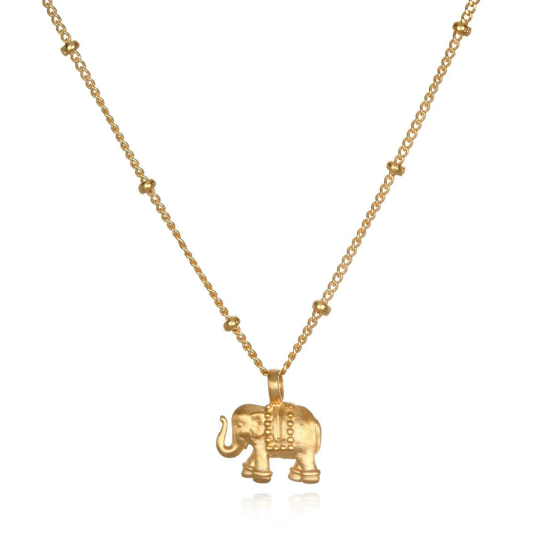 Satya Jewelry Kette Stand in Strength - Elephant, vergoldet