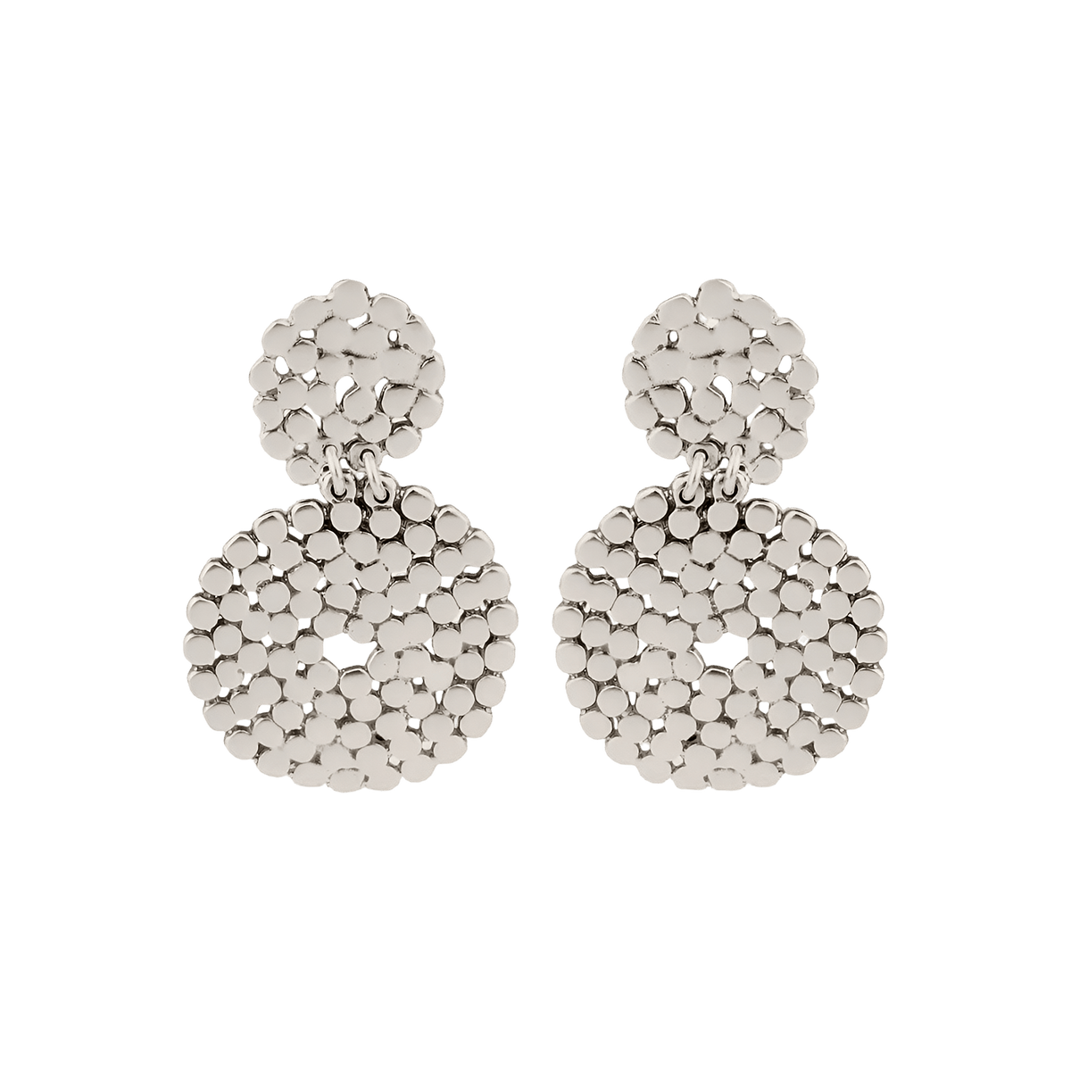 Gas Bijoux Ohrringe Onde Lucky Mini, versilbert