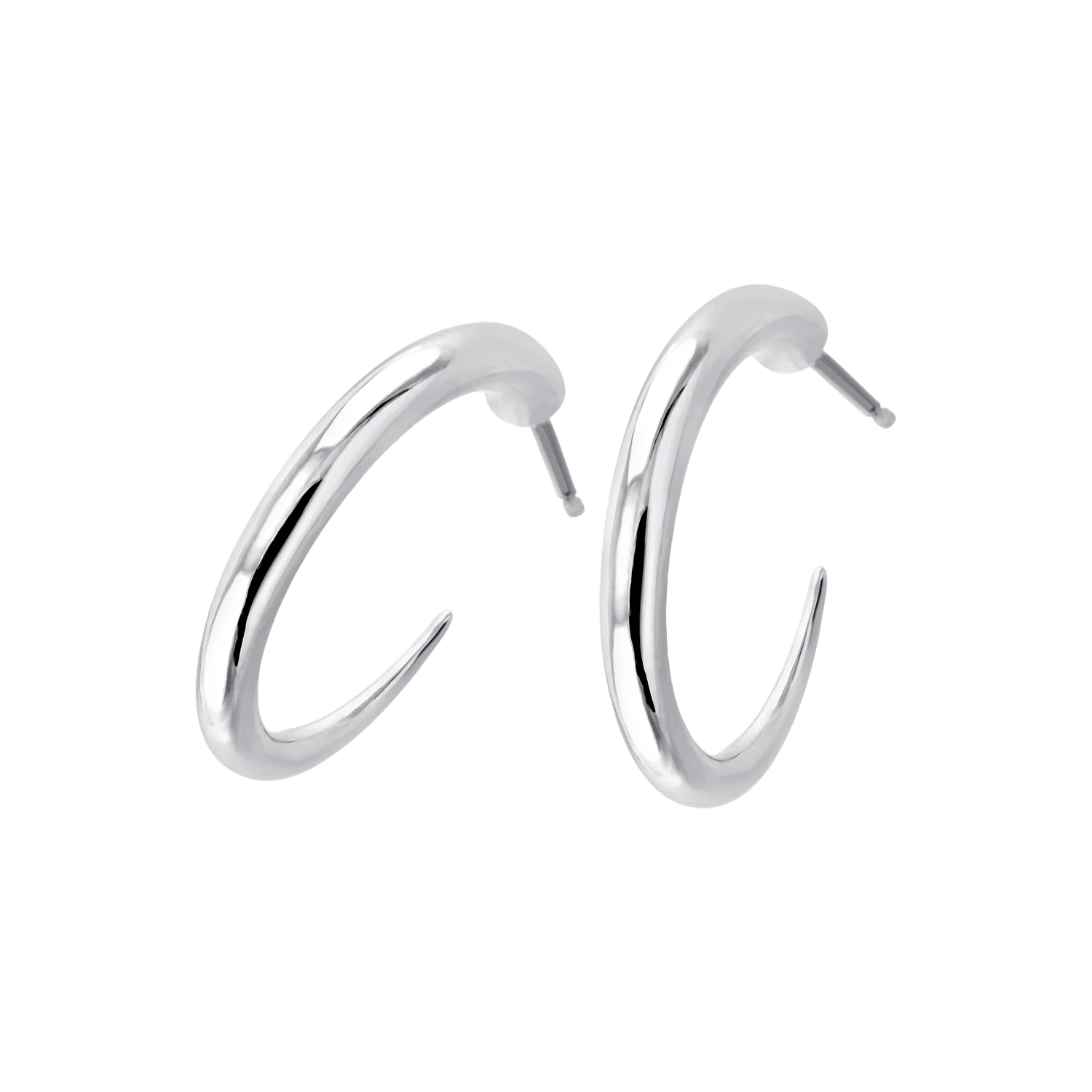 Pukka Berlin Creolen Tembo Medium Open, Silber