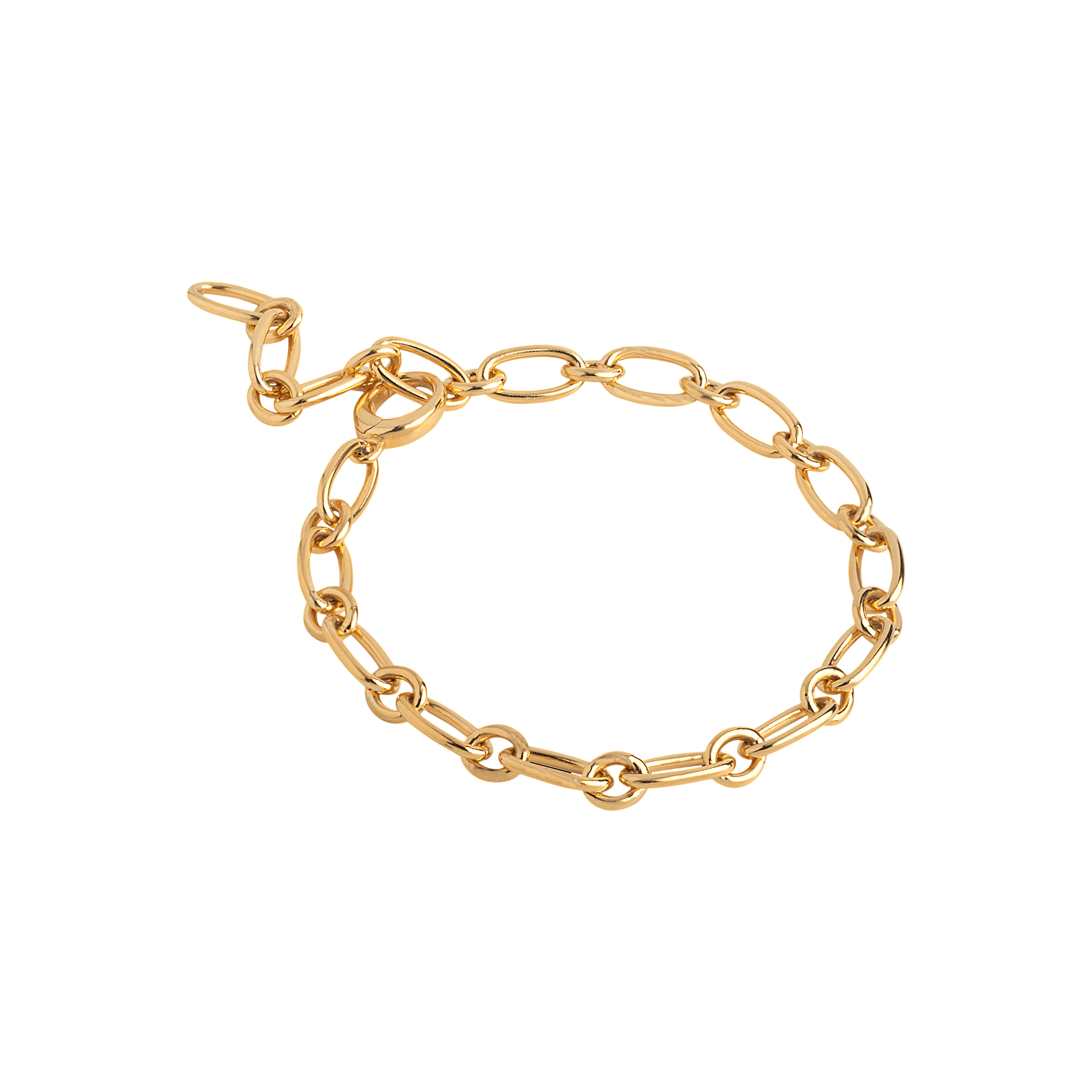 Enamel Copenhagen Armband Chunky Charm, vergoldet