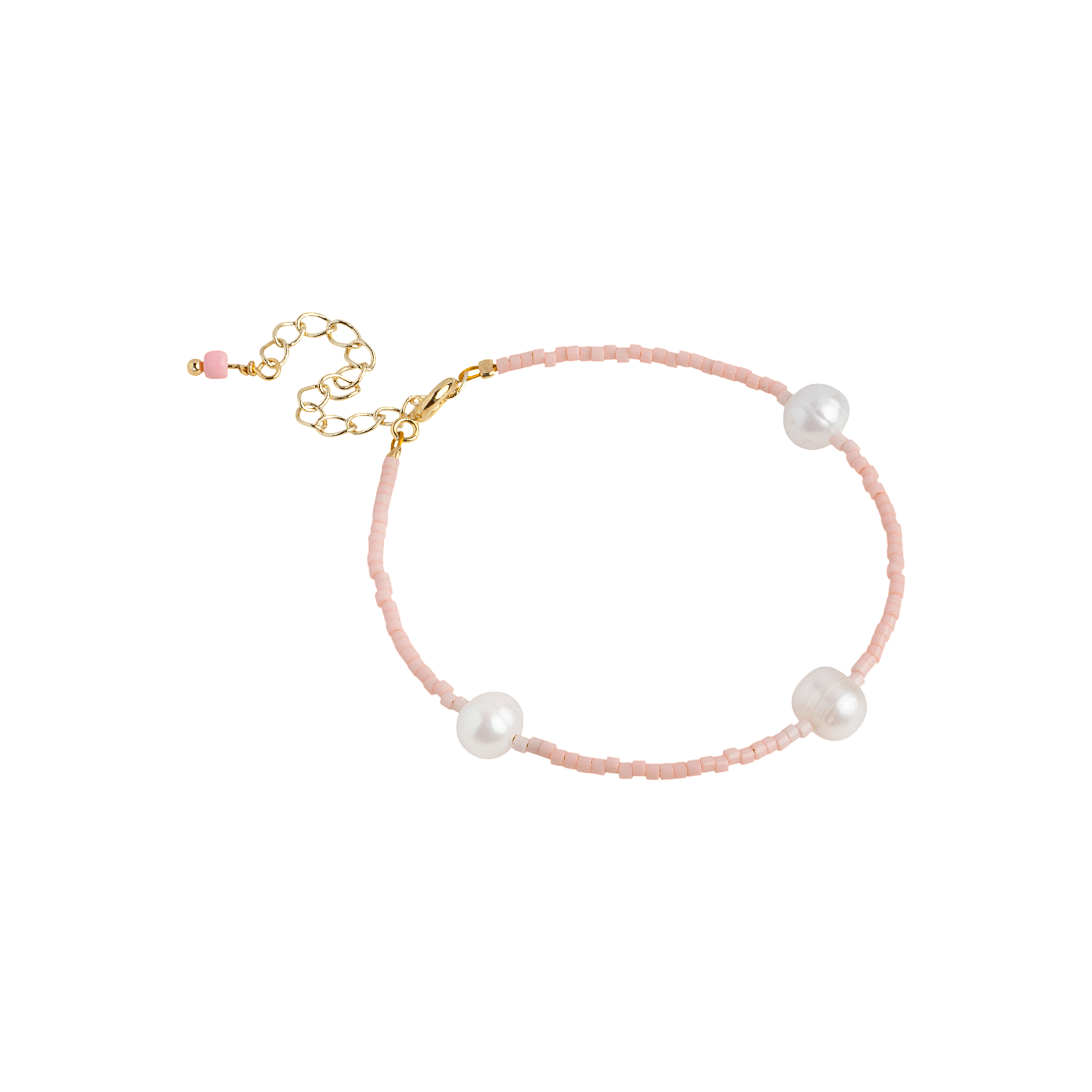 Enamel Copenhagen Armband Petra, Pearl, vergoldet