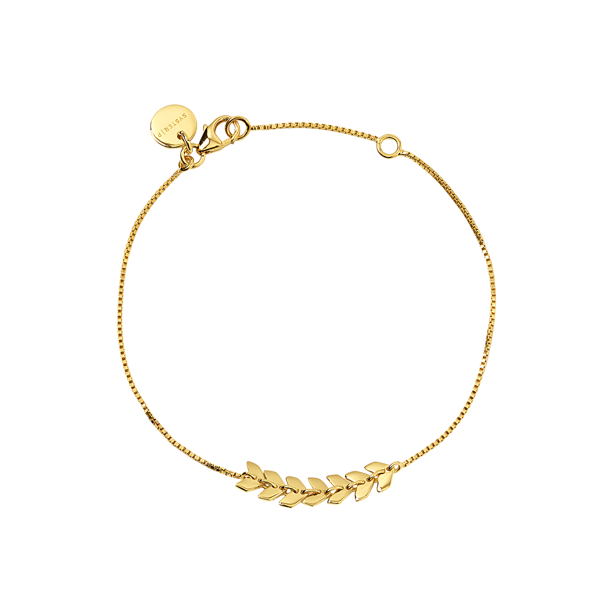 Syster P Armband Layers Simone, vergoldet