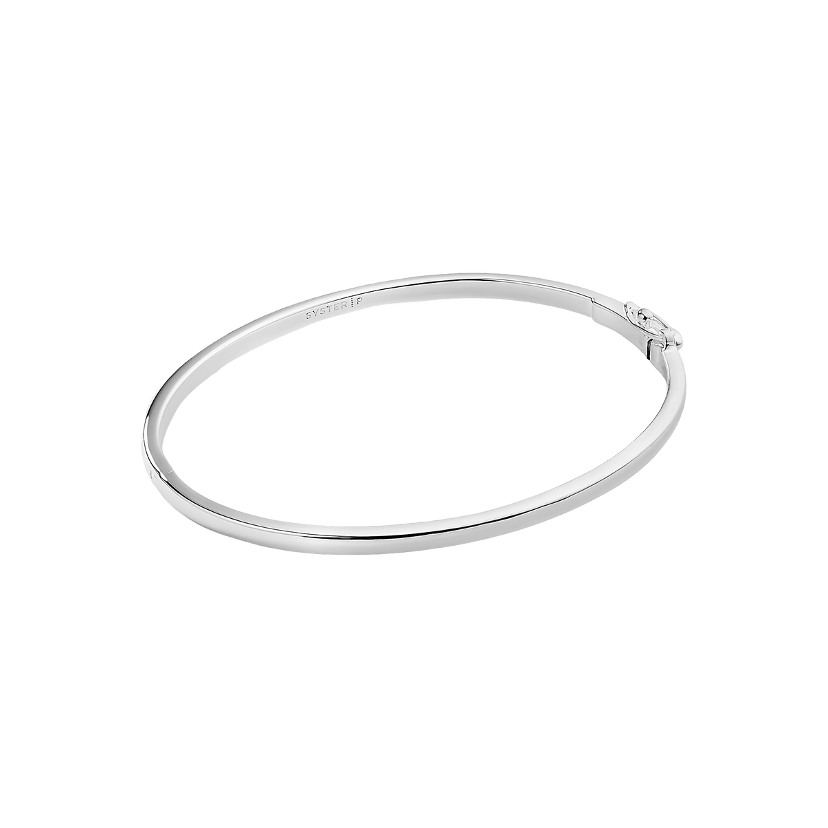 Syster P Armreif Cavelle Plain, versilbert